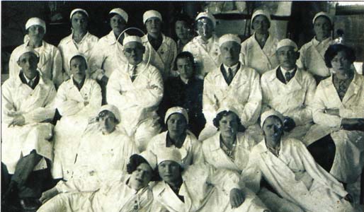 Коллектив 2-ой горбольницы. 1937 г.