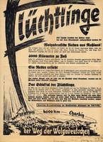 Реклама звукового фильма о немцах Поволжья "Flüchtlinge". Германия, 1933 г.