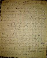 Письмо Карла Маркуса дочери, написанное 30 августа 1942 г., стр. 1.