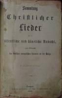 Сборник христианских песен, изд. 1893 г.