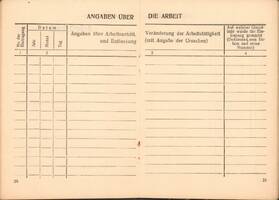 Трудовая книжка Р.М. Генне, 1917 г.р., лаборанта математического кабинета Немгоспединститута с 31 августа 1940 г., выданная 18 января 1939 г.