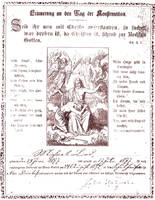 Свидетельство о конфирмации Михаэля Линд от 24 августа 1892 г. Конфирмован в молельном доме (Schulhaus) с. Ней-Денгоф.